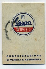 VESPA SERVIZIO ORGANIZZAZIONE DI VENDITA E ASSISTENZA 1967