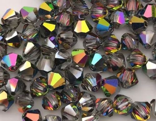 Swarovski 8mm cristallo bicono - cristallo,