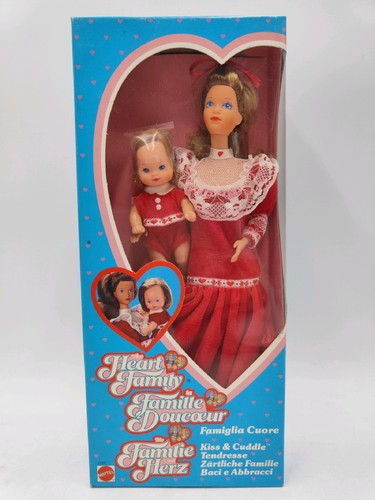 Barbie mattel famiglia cuore - barbie,