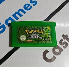 NINTENDO GAMEBOY ADVANCE POKÉMON VERDE FOGLIA ITALIANO GBA ORIGINALE!!