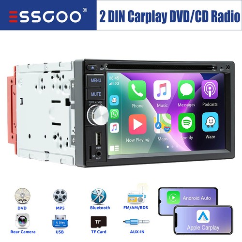 Autoradio dvd din carplay - dvd,