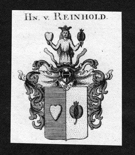1820 reinhold wappen adel - reinhold,