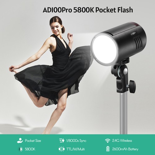 Portable godox ad100pro - portable,