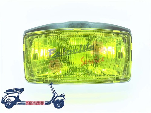 Faro gruppo ottico giallo per