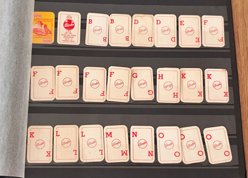 Vecchio gioco carte gizah - vecchio, di