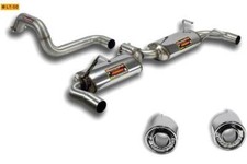 Supersprint Duplex Scarico Sportivo Fiat 500 Abarth 1.4 Je 1x100mm Backfire Look