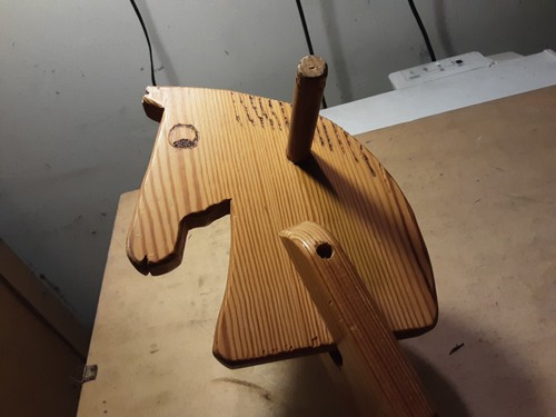 Cavallino legno gioco bimbi - cavallino, in