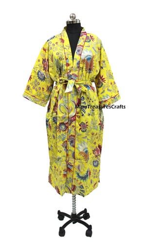 Accappatoio kimono giallo - , in