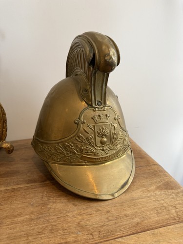 Elmetto pompiere antico - pompiere,