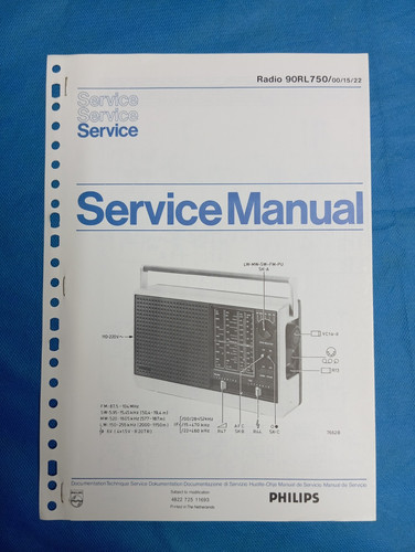 Radio philips 90rl750 - philips, vintage