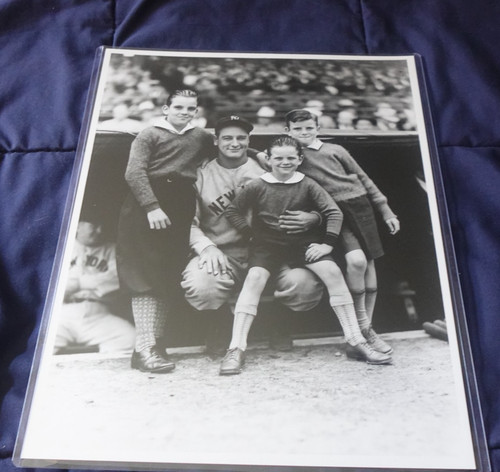 Lou gehrig george brace 11x14 - gehrig,