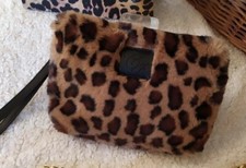 Borsa Donna pochette pelliccia nuova tracolla secchiello mano spalla camomilla