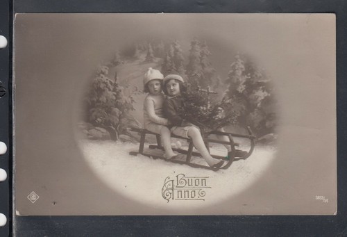 Cartolina buon anno - buon,