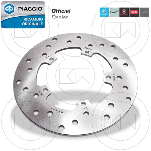 Disco freno anteriore piaggio - freno,