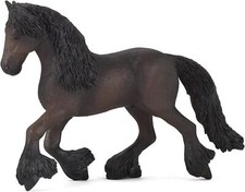 Papo 51067 Statuina FRISONE CAVALLI, PULEDRI E PONY, Multicolore