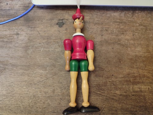 Pinocchio legno vintage - pinocchio, in