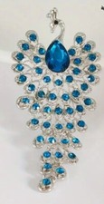 Spilla pavone strass cristallo