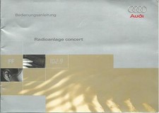 AUDI Impianto Radio CONCERT