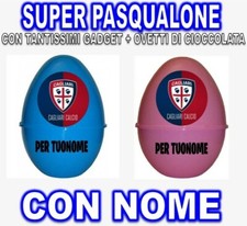 CAGLIARI SUPER PASQUALONE SORPRESONE UOVO DI PASQUA CONTENITORE PER BAMBINO CALC