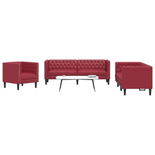 Set divani chesterfield 3pz - set,
