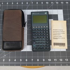 HP 48GX 128KB Calcolatrice Grafica Espandibile - Display Nero ad Alto Contrasto