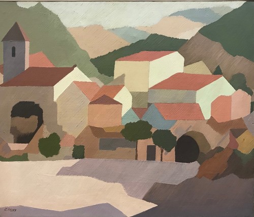 Dipinto olio tela - olio, paesaggio