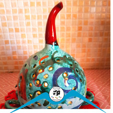 Lampada porta candela ceramica