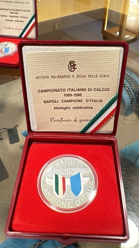 Medaglia napoli campione - medaglia,