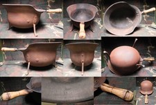 Elmetto M42 tedesco riutilizzato come scaldino - ww2