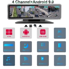 Dash Cam 12" 4G LTE 4 CHS HD