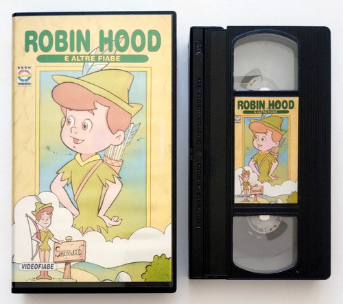 Vhs robin hood altre fiabe - vhs, e