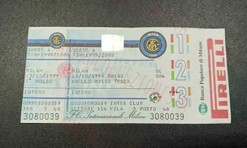 Biglietto derby partita inter - derby,