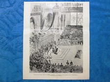 Illustrazione Italiana 1898 - Incoronazione della regina Guglielmina d'Olanda