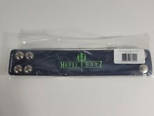 The Hardy Boyz Cuff: bracciale a scatto con bottoni - promo WWE NXT AEW Wrestling - NUOVO