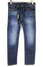 Jeans Slim Tapered Stretch DIESEL Belther-R R48CA Uomo Blu Scuro W28/L32