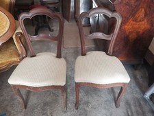 COPPIA DI ANTICHE SEDIE IMPERO