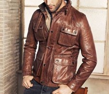 Giacca uomo biker vintage