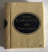 MINIATURA LIBRO - CARDUCCI RIME NUOVE