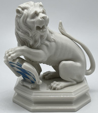 Statua leone porcellana