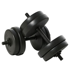 HOMCOM Set di Manubri da 20kg