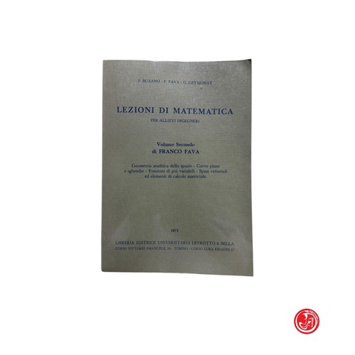 Matematica fava lezioni - f.,