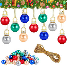 60 Palline Di Natale Colorate