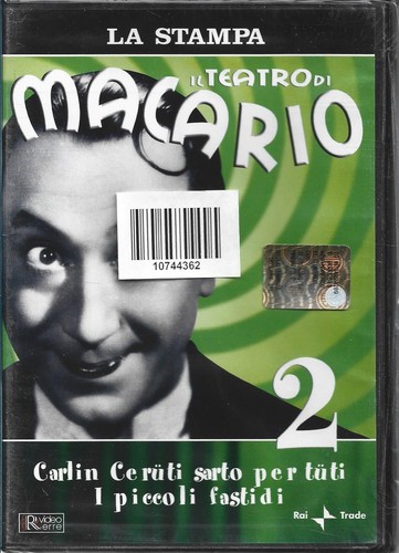 Teatro macario 2 dvd - il,