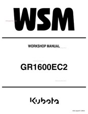 Kubota GR1600EC2 Manuale