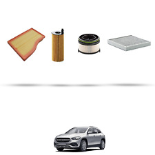 HOFFCAR Kit tagliando - 4 filtri per Mercedes GLA (H247) 200 d 110kw Dal 2020