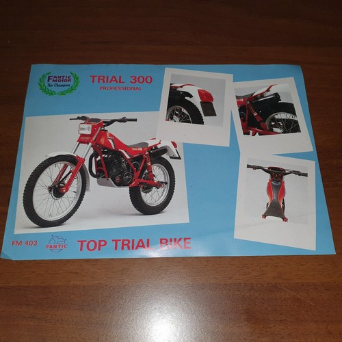 Depliant moto trial bike - depliant,