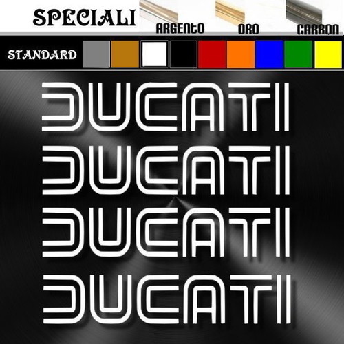 Adesivi sticker ducati - adesivi,
