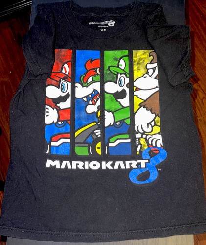 Shirt mario kart nera - 8,