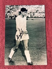 Autografo MARQUITOS (†2012)-Real Madrid-2 Cappellini SPAGNA-Rac. Santander - firmato 12x8"