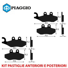 PASTIGLIE FRENO ANTERIORI E